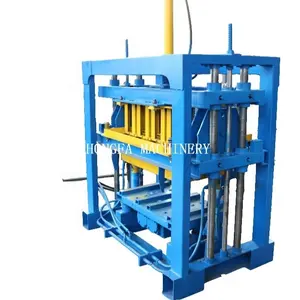 Mobile Hollow Block Machine QT4-30 New Design Diesel Mobile Engine Hollow Block Or Brick Making Machine