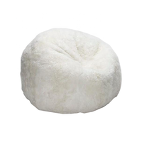 Canapé paresseux d'intérieur en fausse laine, grande taille, 40-50mm, fauteuil de sac à haricots, pour usage intérieur