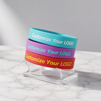 Bracelet en silicone personnalisé BOCE avec logo imprimé 2026 pour activités sportives