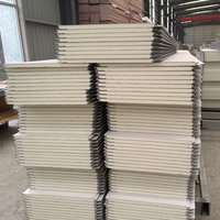 Panneau sandwich en polyuréthane PU à texture métallique sculptée, idéal pour la décoration extérieure des maisons conteneurs