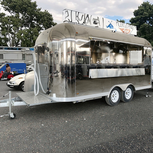 Fourgon de Cuisine Mobile Remorque Snack-Bar Chariots Mobiles Tacos Café Camion <span class=keywords><strong>Restaurant</strong></span> avec Cuisine Complète - Product Image 1