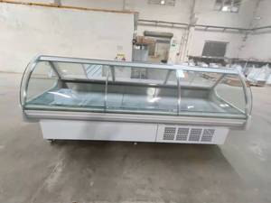 Réfrigérateur deli avec porte en <span class=keywords><strong>verre</strong></span>, 2.5 mètres de long, ascenseur, affichage pour la viande, vitrine de levage - Product Image 6