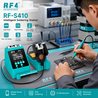 Estación de Soldadura Inteligente RF-S410 de 100W con Control Digital de Temperatura para Reparación de Teléfonos Móviles y Electrónica