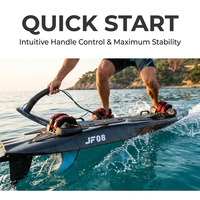 Jetboard à essence personnalisé OEM pour débutants, facile à apprendre, équipement de sports nautiques, léger, avec repose-pieds, équilibre stable