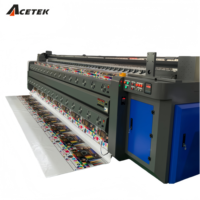 Acetek Imprimante grand format 5m de largeur d'impression et huit têtes d'impression 512i Imprimante à solvant