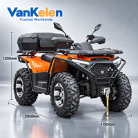 Quad tout-terrain durable à 4 roues, alimenté à l'essence, pour les terrains accidentés, les zones sableuses et les zones humides