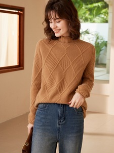 ATOPTEX <strong>Turtle</strong> <strong>Neck</strong> Rib Knit Warm Woolen Sweater for <strong>Women</strong> Fashion Wool Cashmere Sweater <strong>Women</strong> - Product Image 6