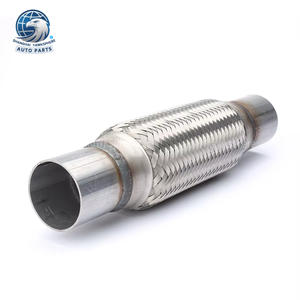 Pipa Fleksibel Knalpot Universal Dengan Anyaman Ganda/interlock/nipple/anyaman jala/flensa - Product Image 1