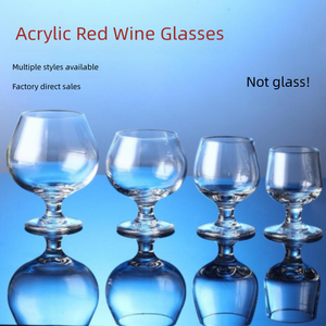 أكواب نبيذ أحمر كلاسيكية مستدامة بالجملة للأعراس والحفلات والبارات وفعاليات تقديم الطعام - Product Image 5