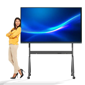 Panneau plat interactif EXW 75 pouces Android 14 <span class=keywords><strong>Ops</strong></span> ELDA / Système double Windows Tableau interactif 4K <span class=keywords><strong>multi</strong></span>-touch pour l'étude - Product Image 1