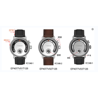 Montre mécanique Gear Train, montre multifonctionnelle pour homme, mouvement à heures sautantes, nouvelle montre mécanique pour homme, montre Gearbox