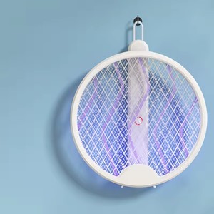 USB Rechargeable LED Lumière Chauve-Souris Tapette Moustique Source Électrique Raquette <span class=keywords><strong>Anti</strong></span>-<span class=keywords><strong>Moustiques</strong></span> Solide - Product Image 3