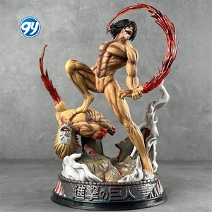 Attacco al titano YOYO forma di battaglia Eren Yeager statua figura modello <span class=keywords><strong>Anime</strong></span> da collezione con Display di Base all'ingrosso - Product Image 1