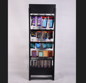 Piso Metal Supermercado Pet Food Snack Display Estantes - Product Image 5