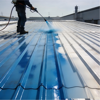 Revêtement en polyurée pulvérisé industriel, durcissement rapide, anti-corrosion, imperméable pour piscines/toits métalliques
