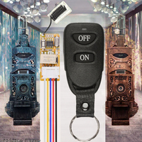Abongl ETT15086 Mini relais DC 3.5V-12V, interrupteur à distance sans fil pour lampes LED, 433 MHz, portée 50 m