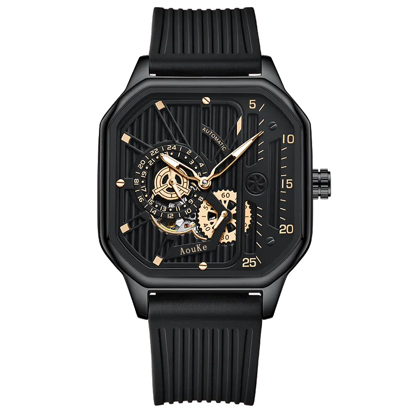 Custom Logo High Qualityme Mens Luxury Waterproof Calendar Luminous Self-winding Full Automatic Mechanical Watches