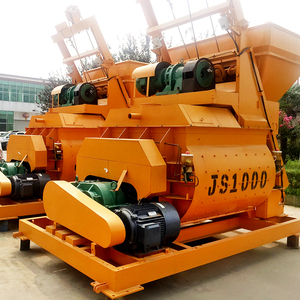 Mezcladora de Concreto Horizontal de Doble Eje JS1000-A, 1m3-5m3, Máquina Dosificadora, Silo de Cemento para Construcción, Planta Dosificadora de Concreto - Product Image 2