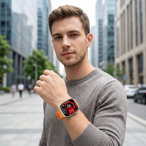Smartwatch da Uomo 2026 C49PRO con Schermo Curvo da 2.01 Pollici, Chiamate BT, Impermeabile IP68, Promemoria Messaggi, Funzioni Sportive, Ricarica Wireless 220mAh - Product Image 2