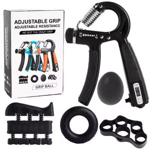 Kit de Entrenamiento Portátil de 5 Piezas para Fortalecer el Agarre de la Mano, Agarrador de Mano con Resistencia Ajustable, Estirador de Dedos - Product Image 3
