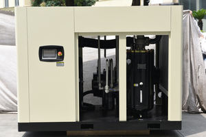 <span class=keywords><strong>Compresseur</strong></span> d'air à vis à entraînement direct double étage 75KW 100HP PM VSD avec récupération de chaleur par pipeline pour atelier de fonderie sous pression - Product Image 2