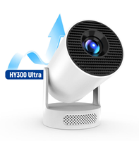 Proyector Inteligente Actualizado 2026 HY300 Ultra Quad-core WiFi Conexión Inalámbrica Ultra Rápida BT5.0 4K 8K HD Android 14