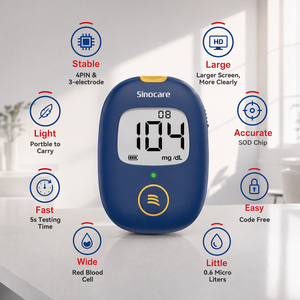Sinocare Safe AQ Voice Glucomètre, Moniteur de glycémie, Capteur de glucose - Product Image 4