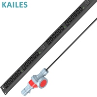 KAILES(KLS) Série K44S 32A SI-PDU surveillée personnalisée 30 IEC320C13 + 6 IEC320C19 6 Disjoncteur Équipement de distribution d'énergie