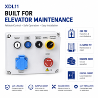 Boîtier d'inspection d'ascenseur XDL11 6 trous IP65 10A 220V, prise européenne en plastique, arrêt d'urgence, station de contrôle d'entretien d'ascenseur