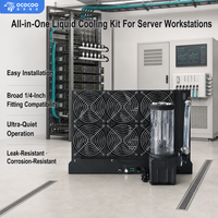 Système de refroidissement liquide externe OCOCOO OC-FC700-A360S-2 avec pompe et réservoir intégrés pour serveur IA et station de travail