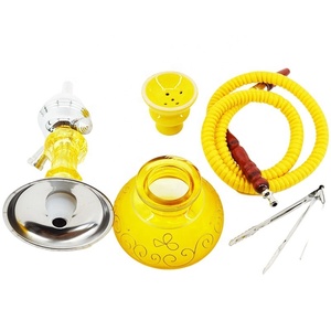 Portatile 28cm Shisha Hookah ferro egitto vendita calda Chicha piccola Sheesha un tubo fumo Premium - Product Image 6