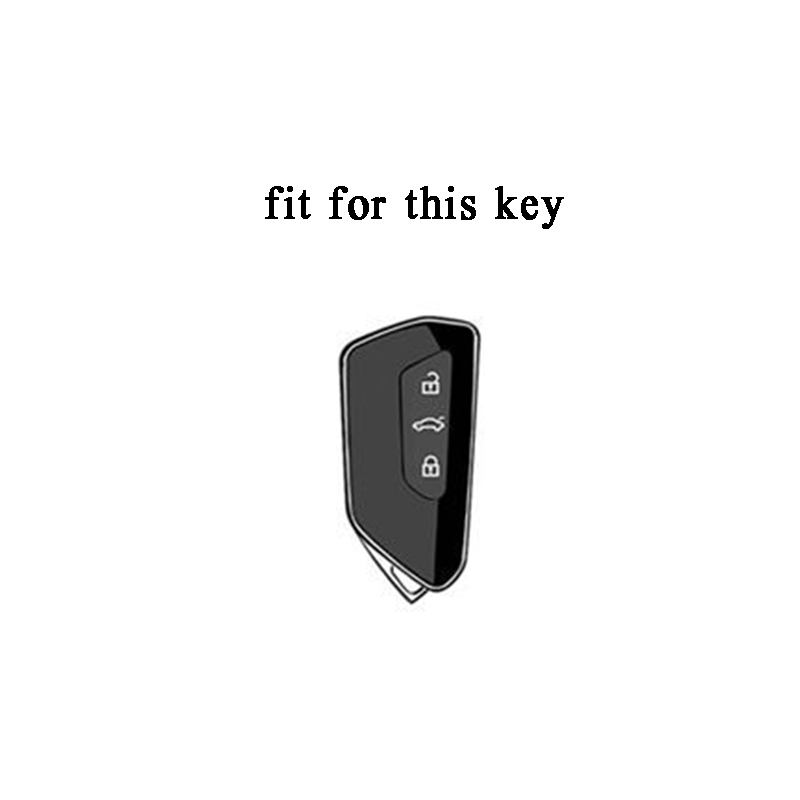 Zinc Alloy Car Key Case Key Box Bag Style for Volkswagen VW Golf 8 MK8 2021-2026 Key Shell Accessori