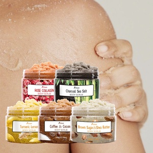 Exfoliante Corporal Vegano de Marca Privada con Sal del Himalaya, Azúcar Moreno, Matcha, Café y Cúrcuma - Product Image 2