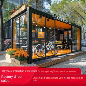 Contenedor de Instalación Básica y Gratuita, Conjunto de Habitaciones LCL Rápido, Acero Cuadrado Reforzado, Apto para Contenedores de Mercado Nocturno - Product Image 4