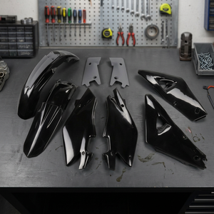 Kit Plastiche Nere XFUN HUKIT601001-4933 per Accessori Moto Husqvarna CR 125 2005-2005 - Product Image 3