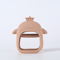 Gant de dentition pour bébé, anneau de dentition à mâcher en silicone de qualité alimentaire, best-seller pour nourrissons