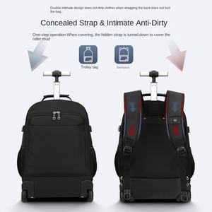 Custom Large Capacity <b>Rucksack</b> Double-shoulder Integrated Rod Trolley Bag Air Backpack Vacuum Compression <b>Waterproof</b> Features - Product Image 2