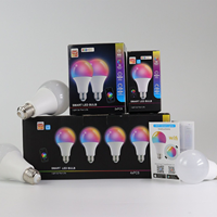 Ampoule LED RGB E27, projecteur, AC 85-265V, ampoules LED 5W 10W 15W, contrôle IR par application, ampoule LED intelligente RGBW, décoration intérieure