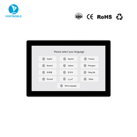 PC industriel 10,1 pouces, boîtier ultra fin ignifuge, terminal tactile RK3566 PoE