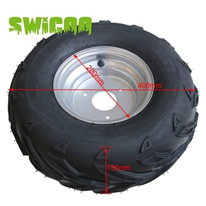 SWICOO Assurance Qualité <span class=keywords><strong>Pneu</strong></span> et Jante 7 pouces pour VTT 16x8-7 16/8-7 16x8x7 pour Kart, Tondeuse, <span class=keywords><strong>Quad</strong></span> Taotao 110 125 - Product Image 3