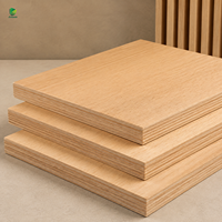 Contreplaqué en placage de chêne naturel 18 mm 1220x2440 mm E0, contreplaqué en placage de bois dur pour la décoration intérieure des armoires de cuisine