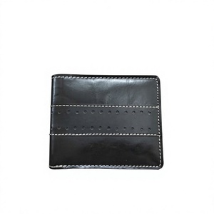 Genuine Brown Cow Buffalo Hide Leather Customized BSGI Branded Fashion Men's Short Pocket <b>Purse</b> Open Closure Waterproof - Product Image 5