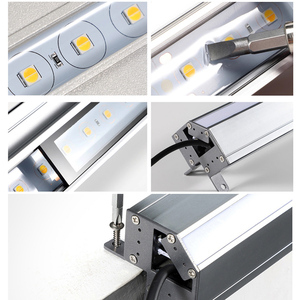 Luz de arandela de pared Exterior <span class=keywords><strong>para</strong></span> edificio comercial, iluminación decorativa LED programable <span class=keywords><strong>para</strong></span> fachada exterior, cuerpo de lámpara de aluminio IP65 - Product Image 6