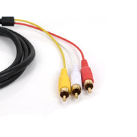 Vente en gros 1.5m HDMI mâle vers 3 Rca Audio Vidéo Av Câble HDMI vers Rca Convertisseur Av Câble