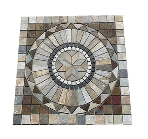 Bên ngoài lớn sàn đá mô hình tùy chỉnh <span class=keywords><strong>Slate</strong></span> <span class=keywords><strong>Mosaic</strong></span> huy chương - Product Image 1