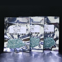 1mm à 2.5mm vente en gros de pierres de mêlée moissanite bleu vert rond taille brillante pierres de moissanite en vrac pour bijoux de mode