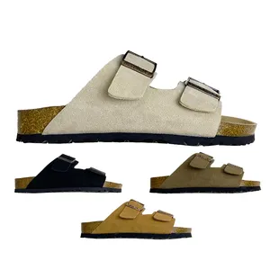 Birks Designer Hombres Mujeres Sandalias Unisex Zapatillas de cuero Chanclas de verano Beach Sliders Outdoor Indoor Woody Mules Slides