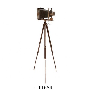 Cổ Điển Brass Trang Trí Nội Thất Chiếu Với Tripod Tại Giá Thấp Hiếm Cũ Phong Cách Phim Máy Ảnh Máy Chiếu Cổ Cho Trang Trí Mảnh - Product Image 4