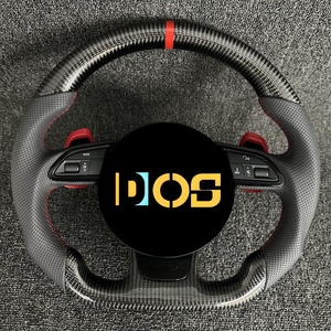 Volant <span class=keywords><strong>de</strong></span> direction personnalisé en cuir DOS pour améliorer les performances des <span class=keywords><strong>Audi</strong></span> A3 A4 A5 A6 A7 A8 S3 S4 S5 RS3 RS4 RS5 Q3 Q5 Q7 Q8 TT <span class=keywords><strong>R8</strong></span> - Product Image 1