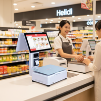Timbangan Kasir Terintegrasi Label Barcode AI dengan Presisi Tinggi, Android 11, Bluetooth & Wi-Fi, Garansi 3 Tahun